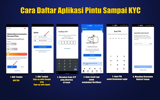 Cara Daftar Aplikasi Pintu Sampai KYC