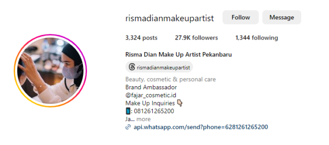 Rismaadian Makeup Artist